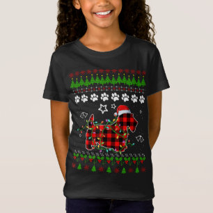 T-Shirt Scottish Terrier Dog Funny Xmas Ugly Sweater Chris