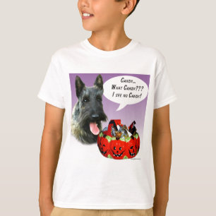 T-shirt Scottish Terrier Halloween Candy
