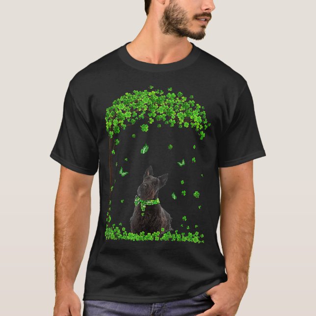 T-shirt Scottish Terrier Jour de la Saint Patrick Lover Ir (Devant)
