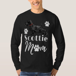 T-shirt Scottish Terrier Scottie Chien Maman