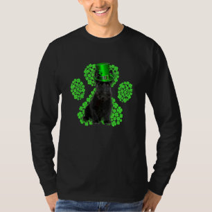 T-shirt Scottish Terrier Shamrock Paw C St Patrick's Day