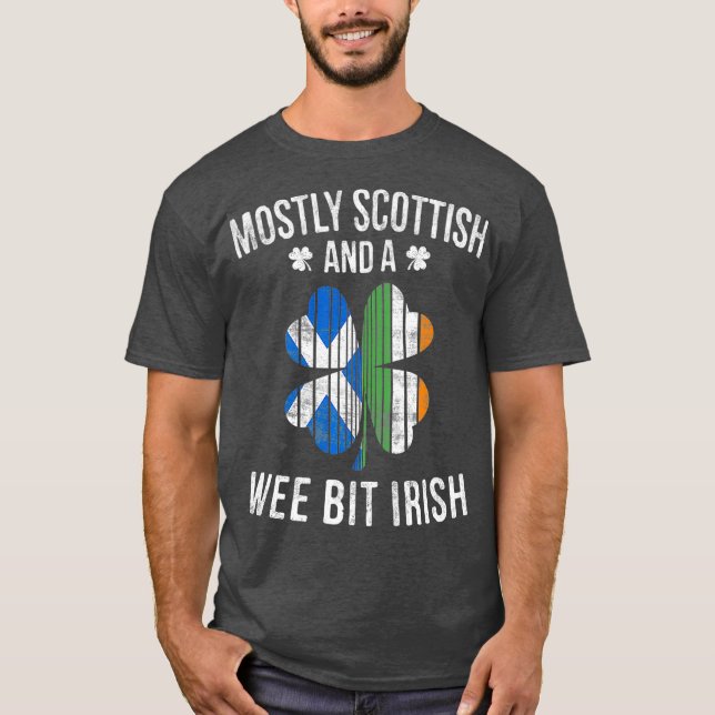 T-shirt Scottish Wee Bit Irlande Écosse Jour de la Saint P (Devant)