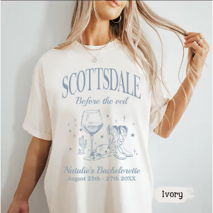T-shirt Scottsdale Bache Party personnalisé avant le voile