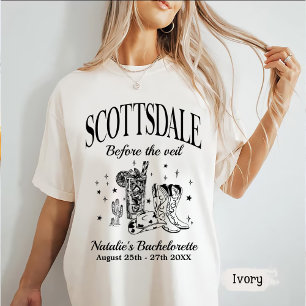 T-shirt Scottsdale Bache Party personnalisé avant le voile