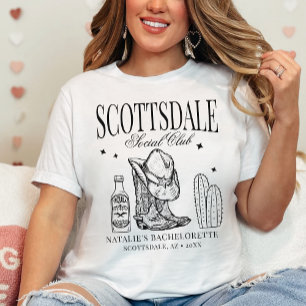 T-shirt Scottsdale Bachelorte Party Social Club