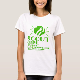 T-shirt Scout Girl Comme Normal Girl Juste Beaucoup Glaciè