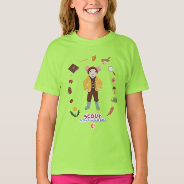 T-shirt Scout & Gumboot Kids (Devant)