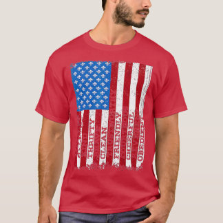 T-shirt Scout Law Patriotique Scouting Lover US Drapeau Bo
