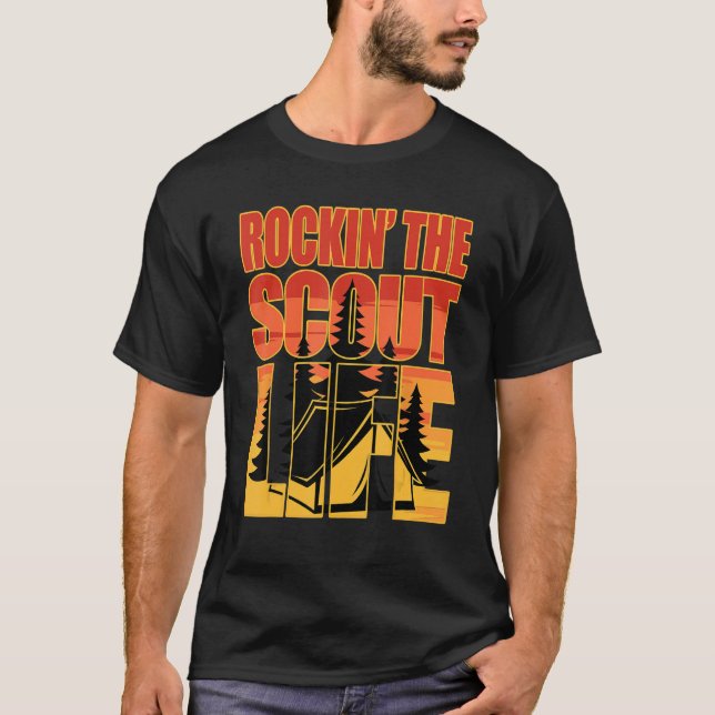 T-shirt Scout Leader Scout Camping 2 (Devant)
