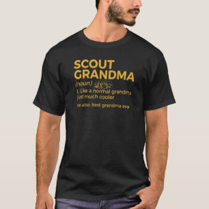 T-shirt Scoutisme Grand-mère Définition Meilleur Grand-mèr