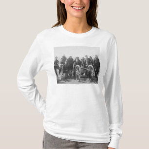 T-shirt Scouts de Lakota et soldats blancs posés derrièr