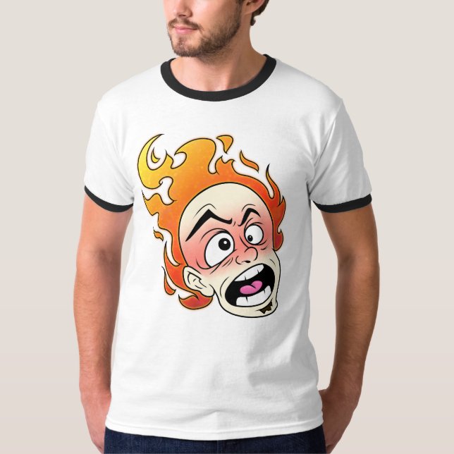 T-shirt Scovillelicous Fire Men's Basic Ringer (Devant)