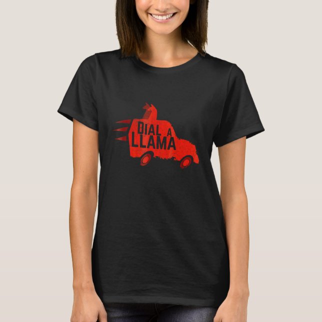 T-shirt SCP 1296 Appeler un lama (Devant)