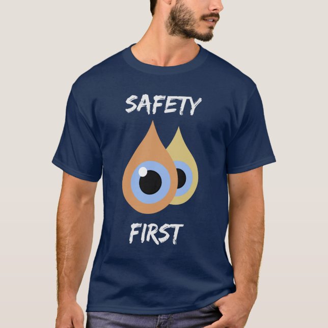 T-shirt SCP 131 Sécurité des pods oculaires d'abord (Devant)