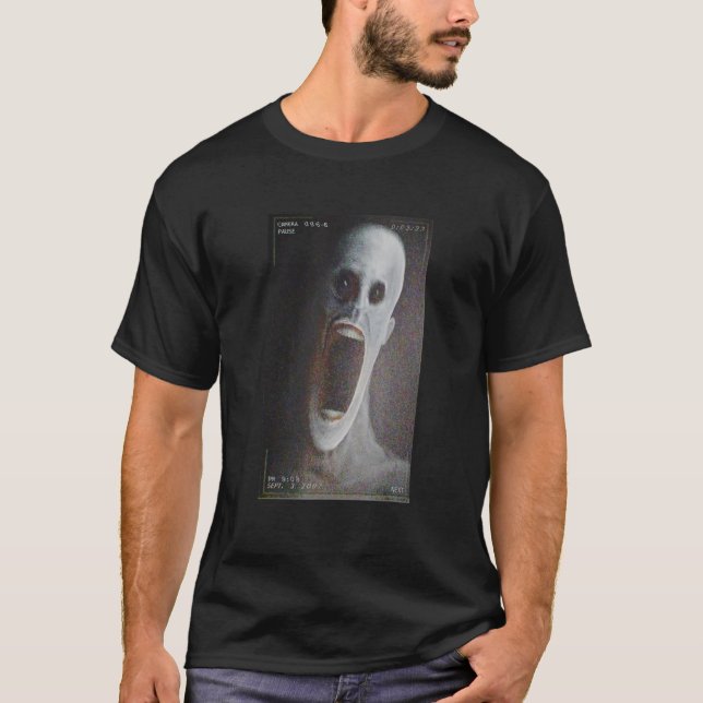 T-shirt Scp Foundation Shy Guy Scp 096 (Devant)