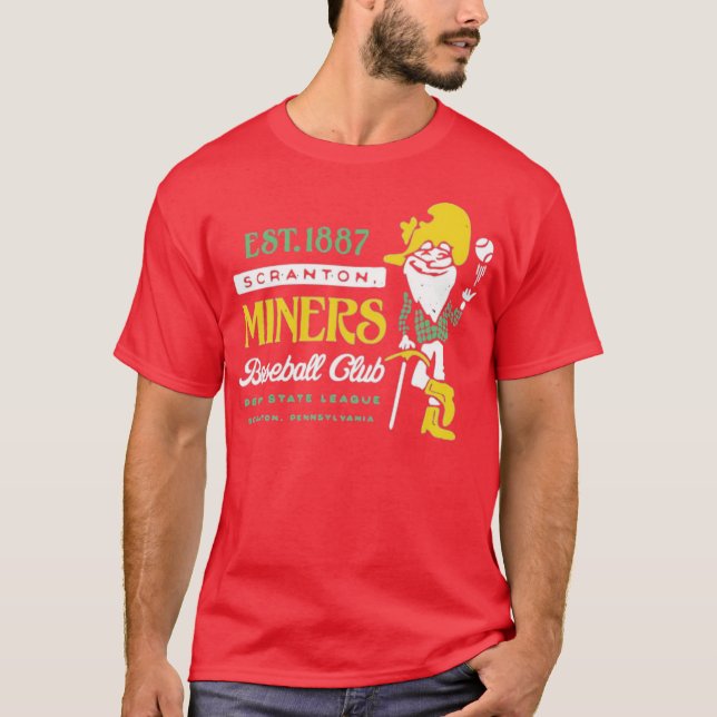T-shirt Scranton Miners - Pennsylvanie (Devant)