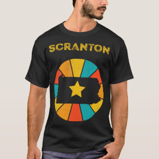 T-shirt Scranton Pennsylvanie Vintage Souvenir désorganisé