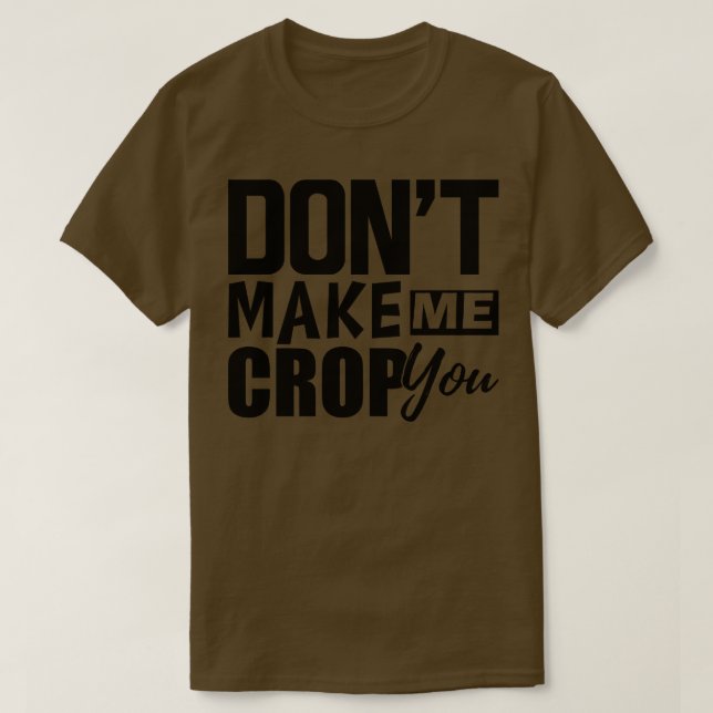 T-shirt Scrapbook Ne me fais pas te recadrer (Design devant)
