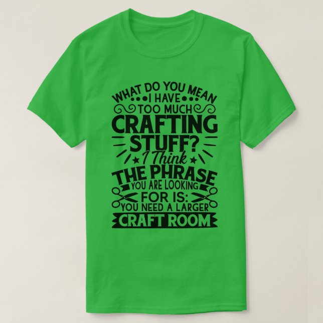 T-shirt Scrapbook Scrapbooking Artisanat Stuff Salle D'Art (Design devant)