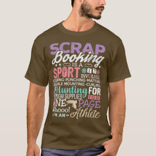 T-shirt Scrapbook Scrapbooking Est Un Artisanat De Sport D