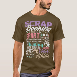 T-shirt Scrapbook Scrapbooking Est Un Artisanat De Sport D