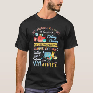 T-shirt Scrapbooking Est Un Sport Qui Implique De Batter R