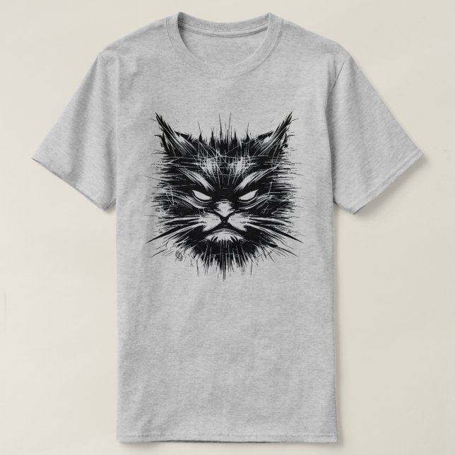 T-shirt Scratch Cat (Design devant)