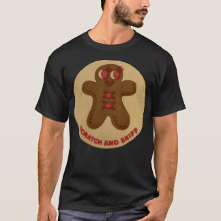 T-shirt Scratère Homme En Pain D'Épice Rétro Et Sniff
