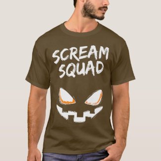 T-shirt Scream Squad Group Halloween Fun Group Costume 734