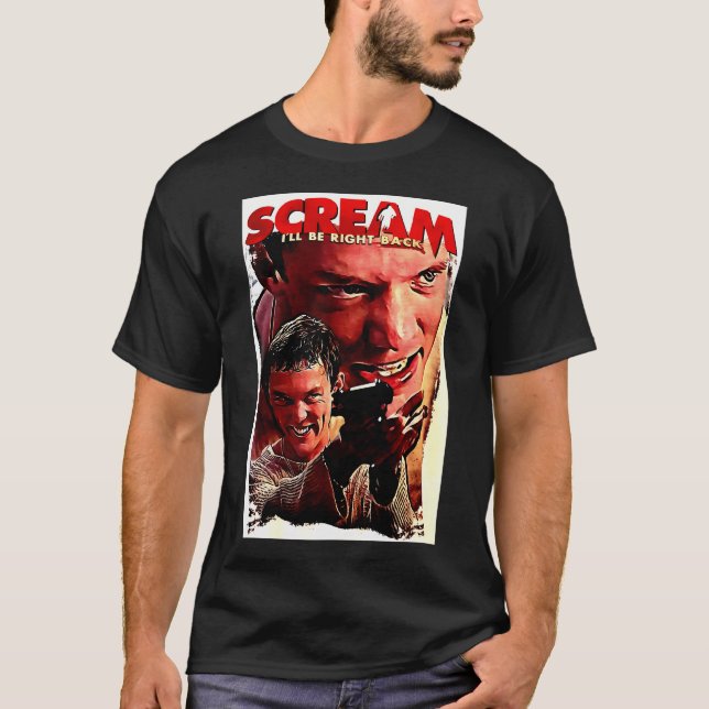 T-shirt Scream Stu Picture Art (Devant)