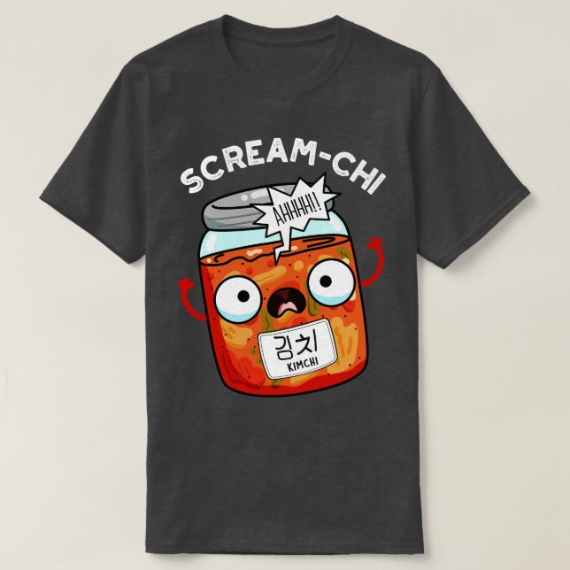 T-shirt Screamchi Funny Kimchi Puns 1 (Design devant)
