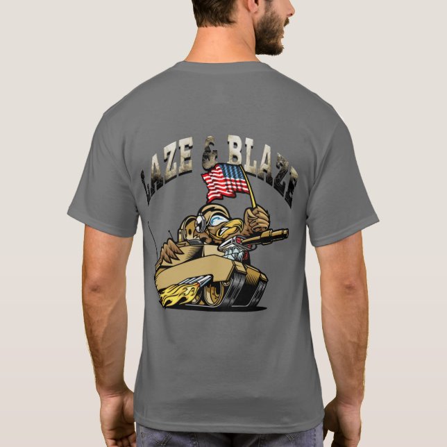 T-Shirt "SCREAMIN 'LAZE & BLAZE" (Dos)