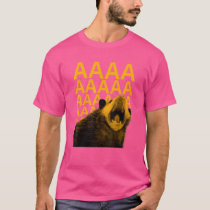 T-shirt Screaming Possum Aaaa Cute Funny Opossum