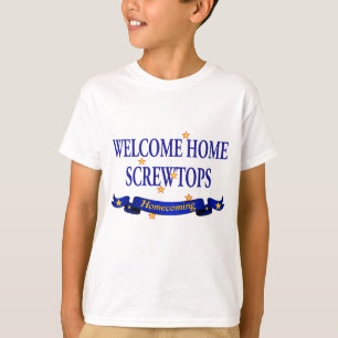T-shirt Screwtops à la maison bienvenu