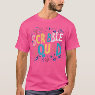 T-shirt Scribble Squad Drôle Sketting Fan Dessin Costume