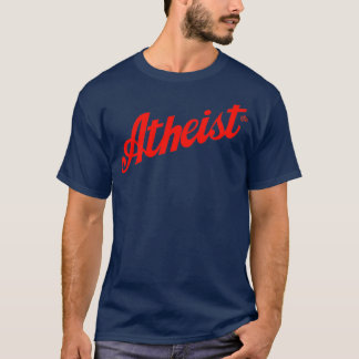 T-shirt Script athée par Tais s