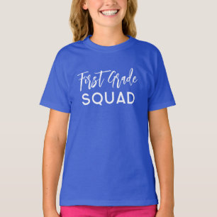 T-shirt Script de la première année de la brigade Retour à