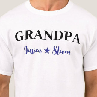 T-shirt Script grand-père personnalisé