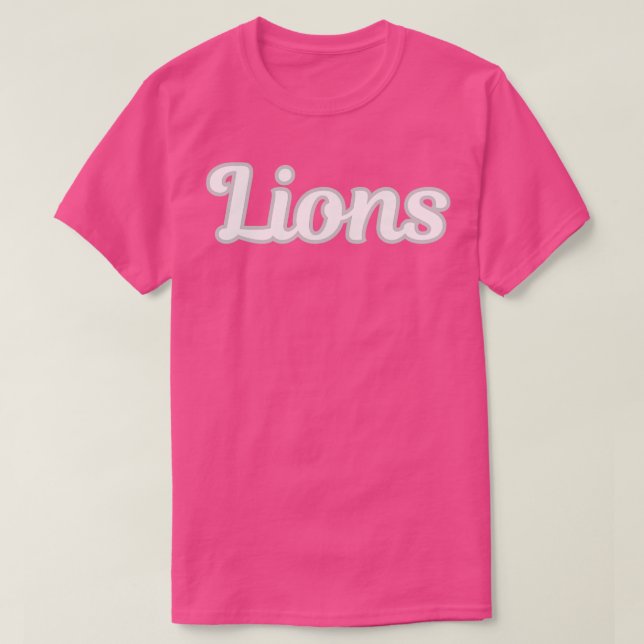 T-shirt Script Lions (Design devant)