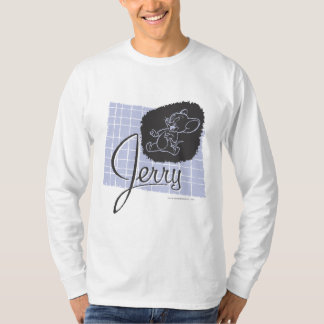 T-shirt Script noir et bleu Jerry