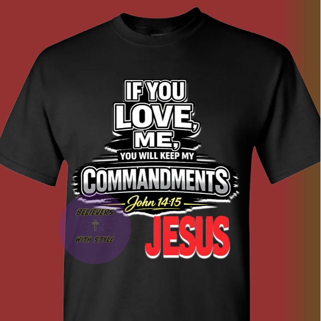 T-shirt Scripture - JESUS (Créateur téléchargé)