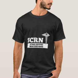 T-shirt Scrn Stroke Certified Registered Nurse Hospital St