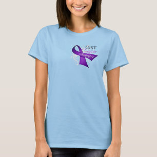 T-shirt Scroll Ribbon GIST Cancer Awareness