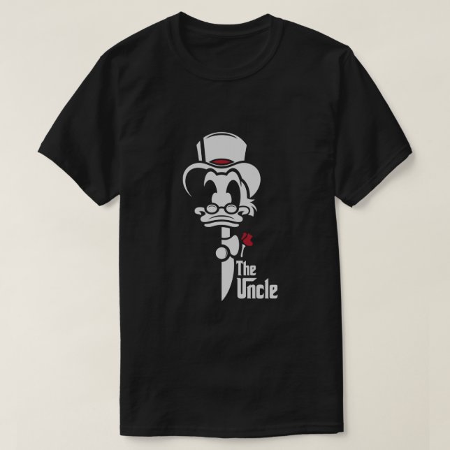 T-shirt Scrooge McDuck - La chemise de l'oncle (Design devant)