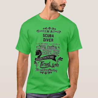 T-shirt Scuba Diver Birthday Christmas GiftPresent