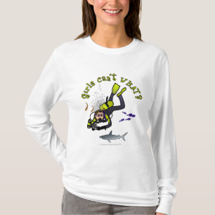 T-shirt Scuba Diver de la femme légère