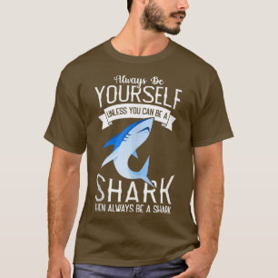 T-shirt Scuba Diver Être Un Requin Drôle Semaine De Requin