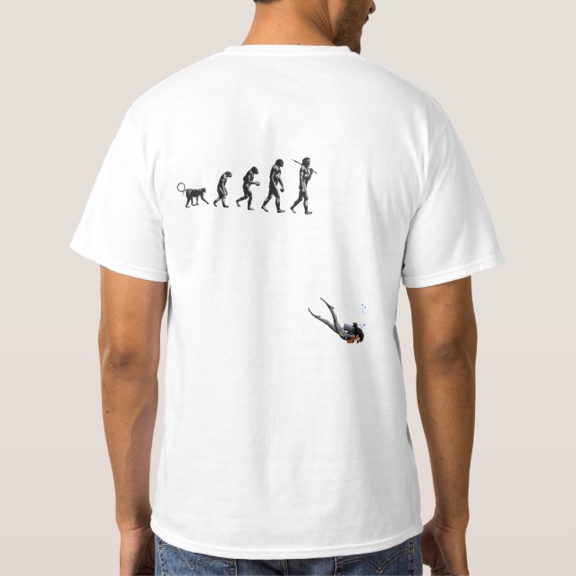 T-shirt SCUBA Diving Evolution (Dos)