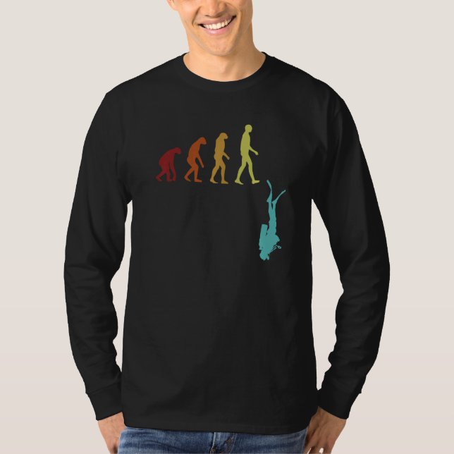 T-shirt Scuba Diving Evolution Technique Sport Plongée Scu (Devant)