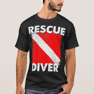 T-shirt SCUBA Secourt Diver pour instructeurs élèves Diver